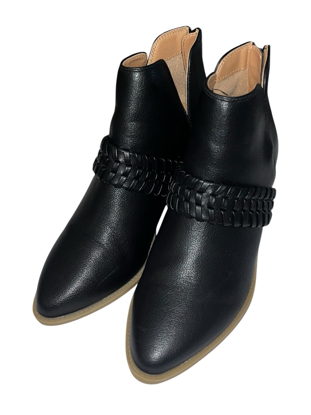 DV by Dolce Vita Black Orson Stacked Heel Bootie - Size 6.5